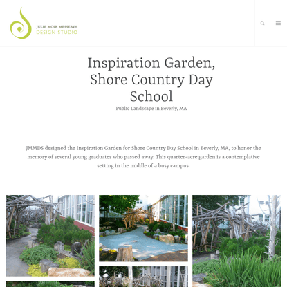 Inspiration Garden, Shore Country Day School | Julie Moir Messervy Design Studio
