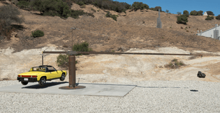 Chris Burden, Porsche with Meteorite, 2013