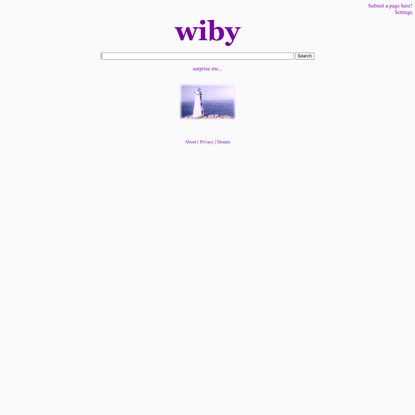 Wiby - Search Engine for the Classic Web