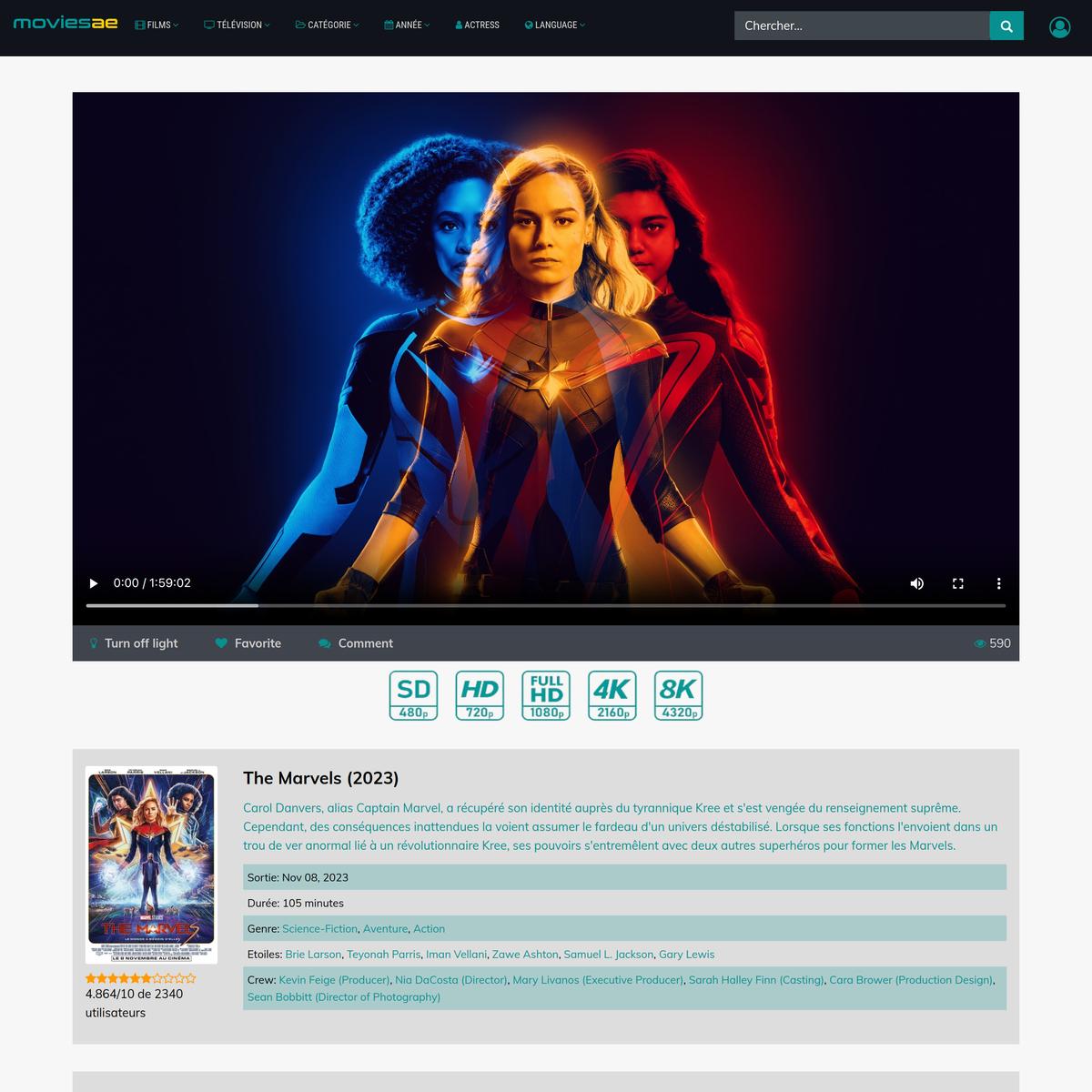 Voir☆Films]— The Marvels (Film Complet)en Streaming VF!GRATUITEMENT | Are.na