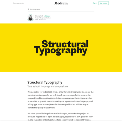 Structural Typography - Bethany Heck - Medium
