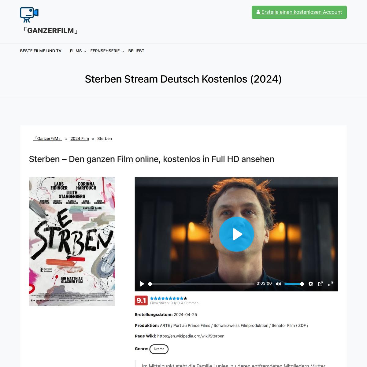 Ganzer~Film. Sterben].stream deutsch kostenlos | Are.na