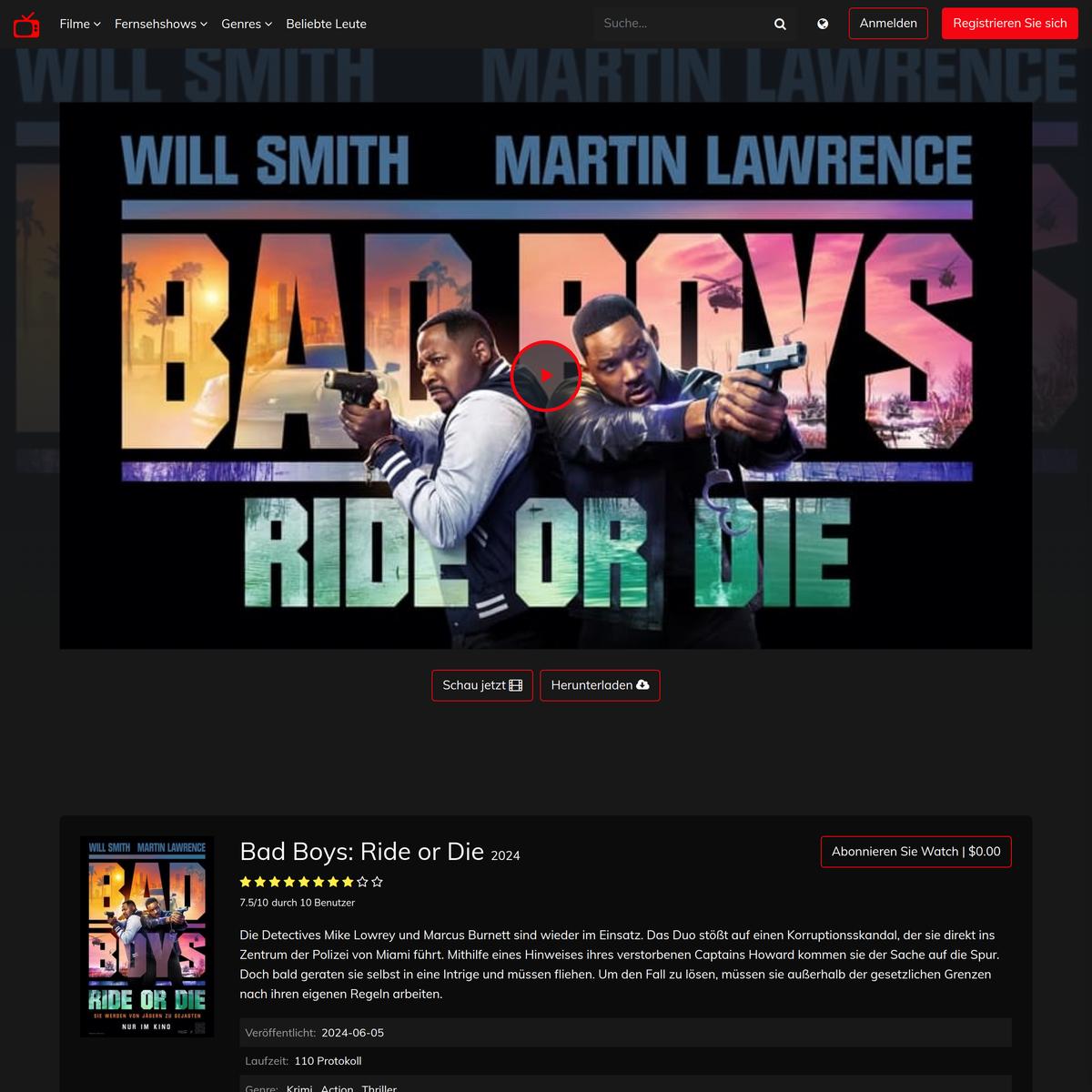 STREAM✔️] Bad Boys: Ride or Die 