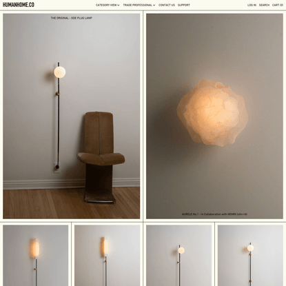 Humanhome - A new typology in architectural lighting fixtures