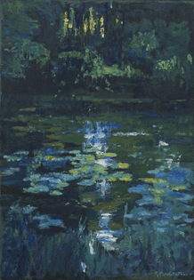 Water lily pond in Monet’s garden      -   Gerhard Nordström   Swedish, 1925-2019