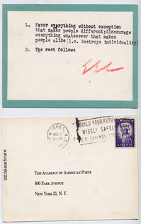 From the Archive: E. E. Cummings’s Postcard