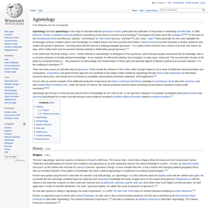 Agnotology - Wikipedia