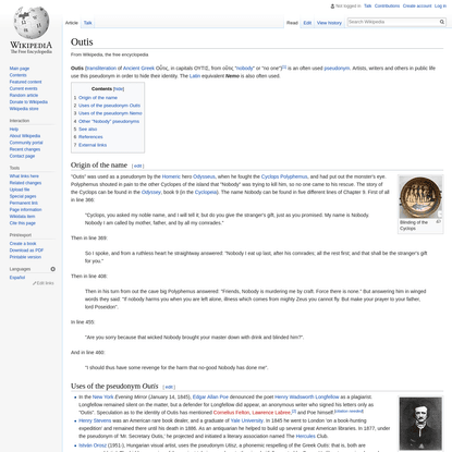 Outis - Wikipedia