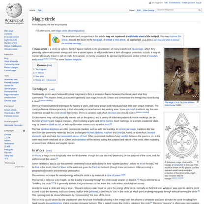 Magic circle - Wikipedia