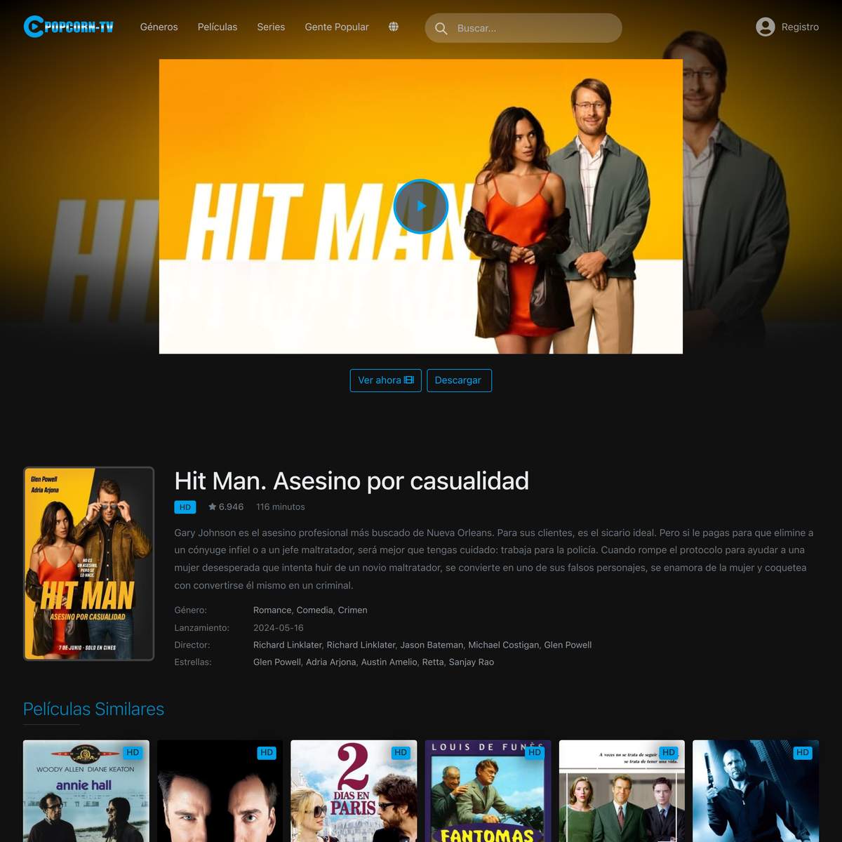 VER — Hit Man. Asesino Por Casualidad Película Completa Online Subtitulado  HD | Are.na