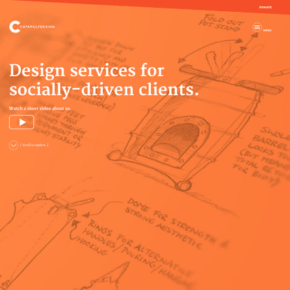Catapult Design Design services for socially-driven clients.