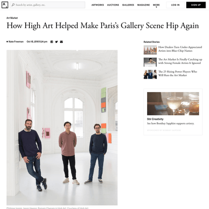 This Paris Gallery Is Anointing the Next Art World Darlings