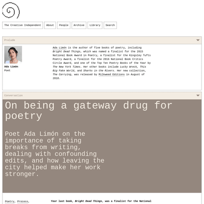 On being a gateway drug for poetry