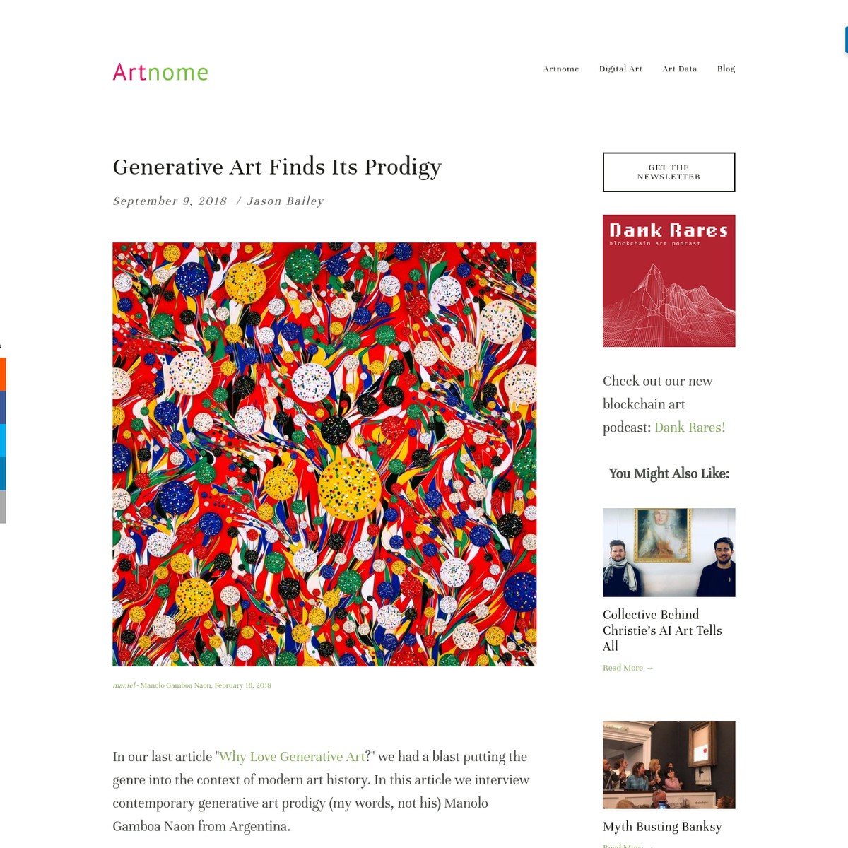 Generative Art Finds Its Prodigy — Artnome