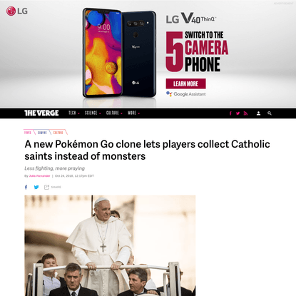 A new Pokémon Go clone lets players collect Catholic saints instead of monsters - The Verge