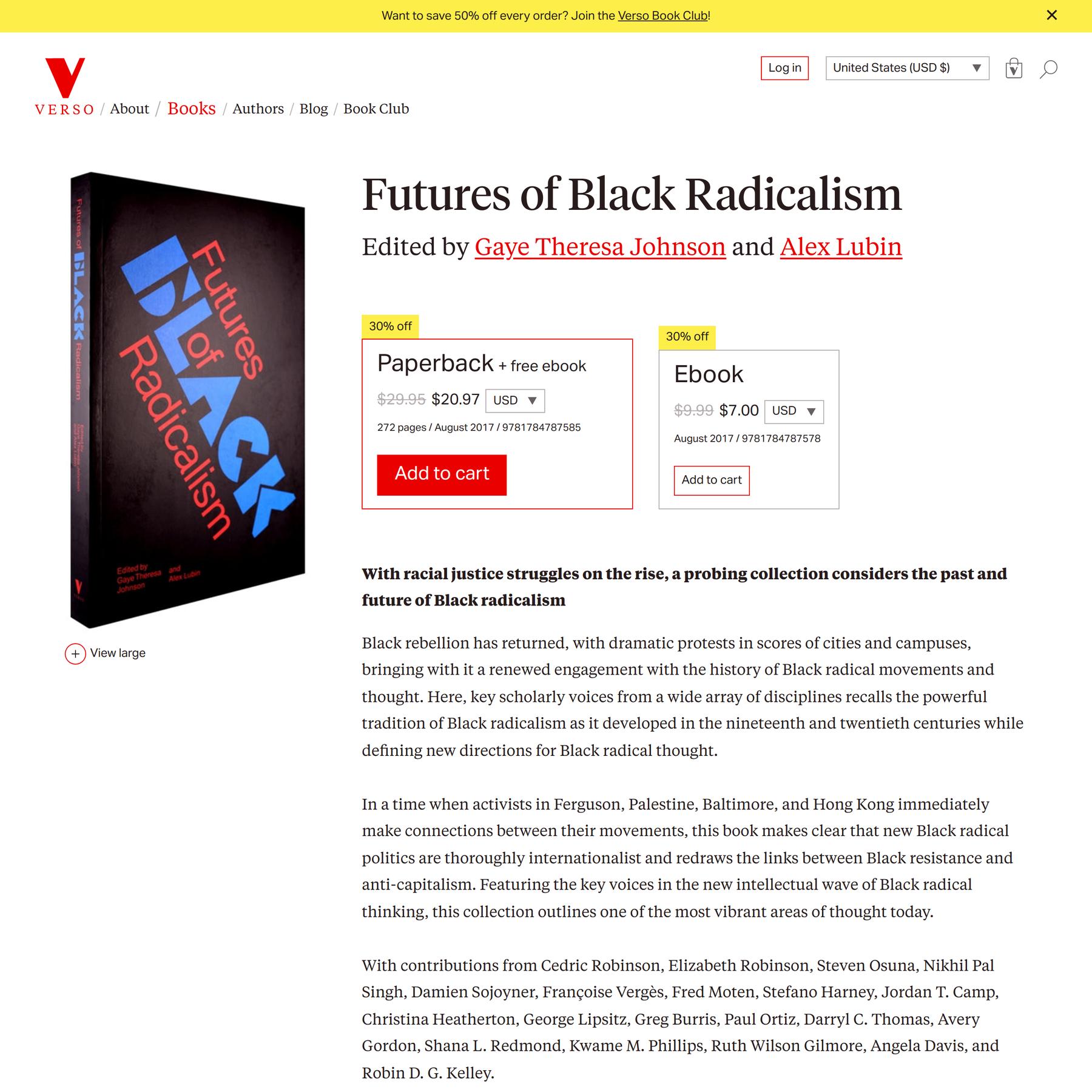 Futures of Black Radicalism
