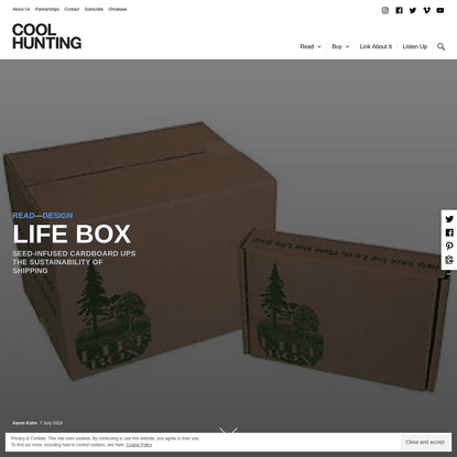 Life Box - COOL HUNTING