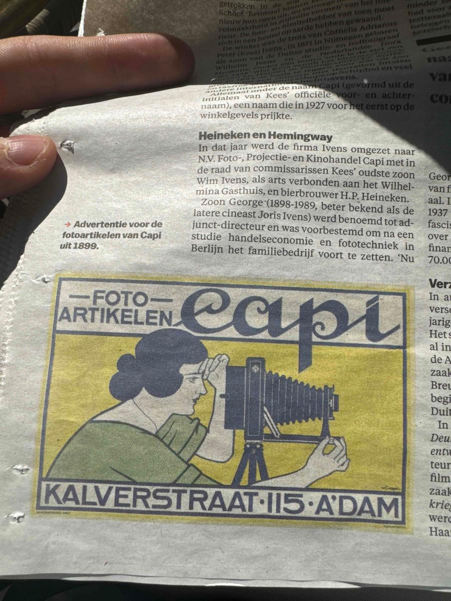 Capi fotowinkel amsterdam