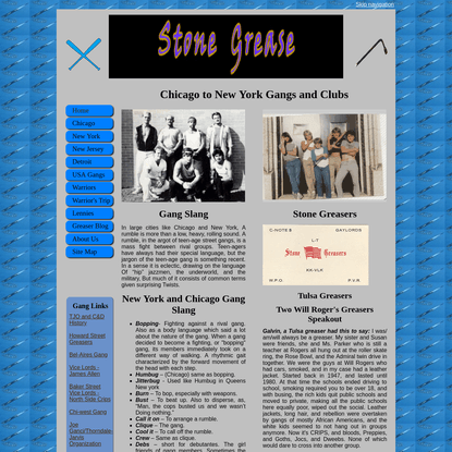 Stone Greasers, Greasers Gangs and Clubs From Chicago to New York