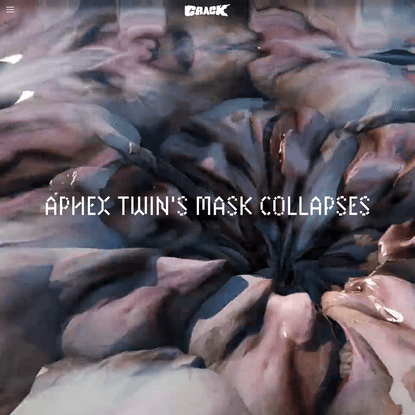 Cover story: Aphex Twin's mask collapses