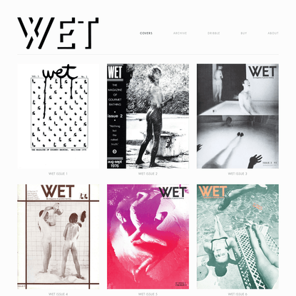 Wet Magazine Covers