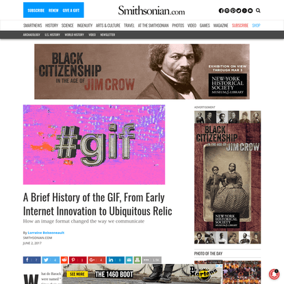A Brief History of the GIF, From Early Internet Innovation to Ubiquitous Relic