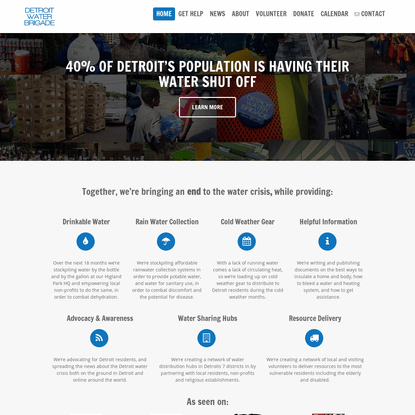 Systemic or structural citizen-led initiatives (Fx. Detroit Water Brigade)