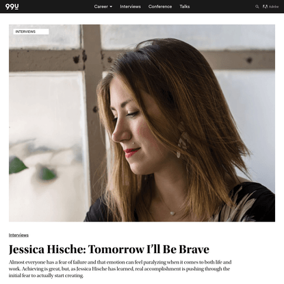 Jessica Hische: Tomorrow I'll Be Brave