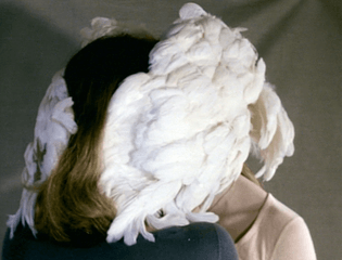 Rebecca Horn, Cockatoo Mask from Performances II (1973)