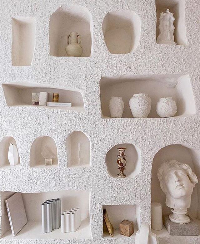 We'd happily forgo a book case for this wall instead. By @studio_haddou_dufourcq #interiors