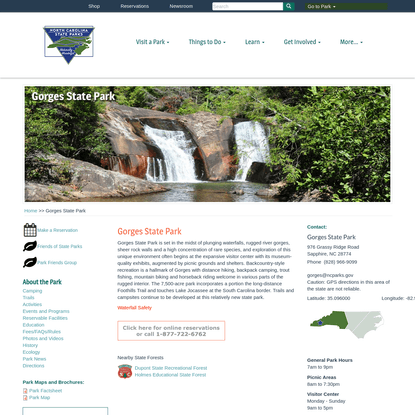Gorges State Park | NC State Parks