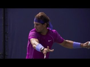 Rafael Nadal Ultimate Slow Motion Compilation - Forehand - Backhand - Serve - 2013 Cincinnati Open