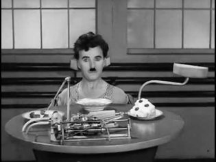 Charlie Chaplin - Eating Machine