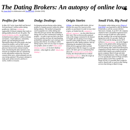 THE DATING BROKERS