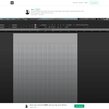 Creating a baseline grid in inDesign - Robin - Medium