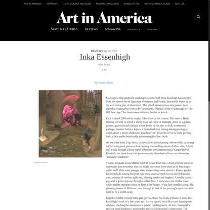 Inka Essenhigh - Art in America