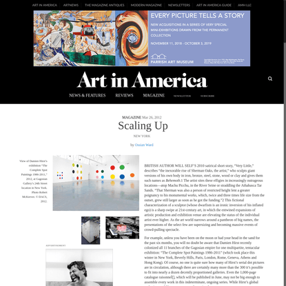 Scaling Up - Art in America