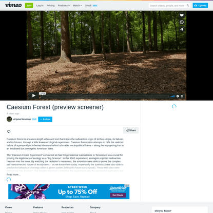 Caesium Forest (preview screener)