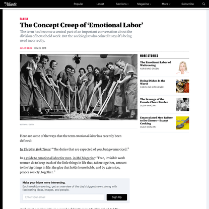 The Concept Creep of 'Emotional Labor'