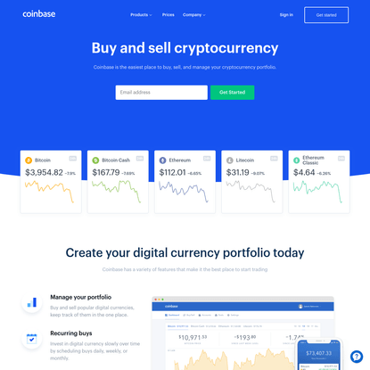 Coinbase - Buy &amp; Sell Bitcoin, Ethereum, and more with trust
