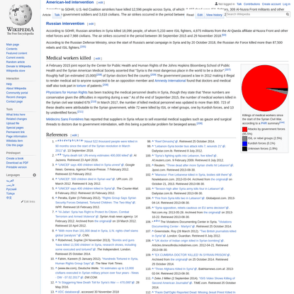 Casualties of the Syrian Civil War - Wikipedia
