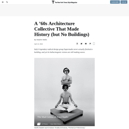 A '60s Architecture Collective That Made History (but No Buildings)