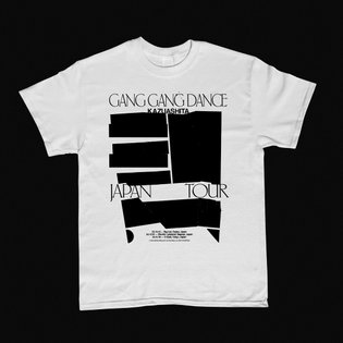 Gang Gang Dance Japan tour shirt for Ben Arfur's It's Nice That brief "Design a bootleg band shirt". 🔌💡🔨@itsnicethat @ben.ar...