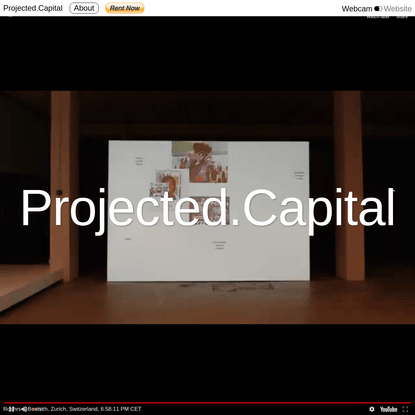 Projected.Capital, Silvio Lorusso + Sebastian Schmieg, 2018