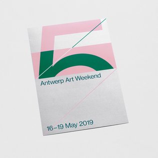 5 years Antwerp Art! The new save the date flyer just came in!