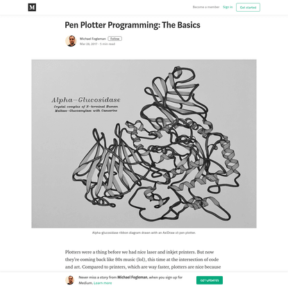 Pen Plotter Programming: The Basics - Michael Fogleman - Medium