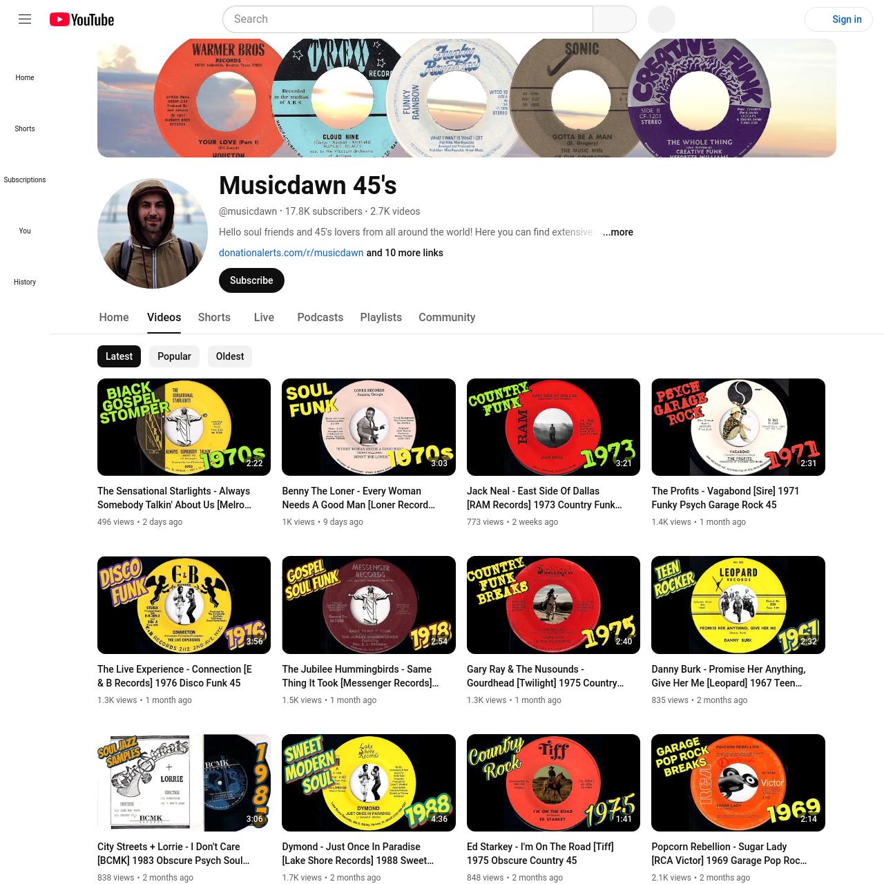 Musicdawn 45's