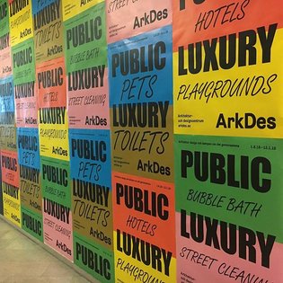 Communication materials for the great new summer exhibition "Public Luxury" at Arkdes. Opens today! Together with Europa. @a...