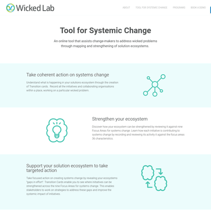 A tool for Systemic Change
