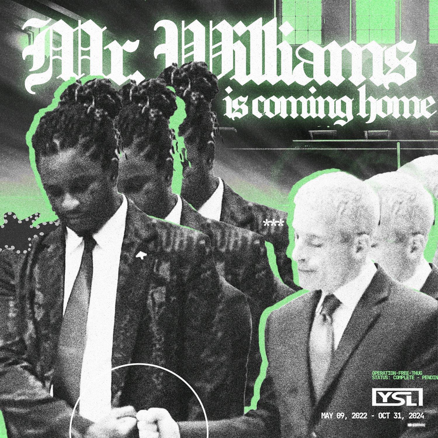 MR WILLIAMS IS COMING HOME